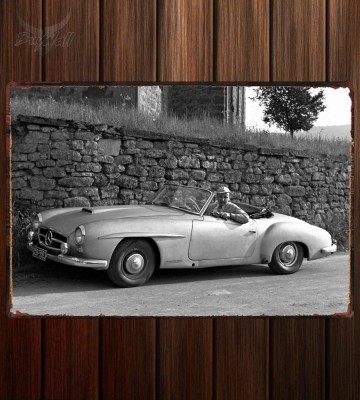 Металлическая табличка Mercedes-Benz 190-SL Prototype (W121 BII)